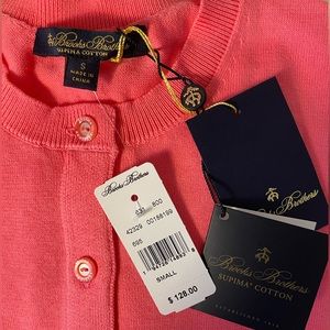 Brooks Brothers Cardigan - Pink - Size Small - NWT